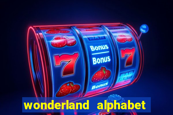 wonderland alphabet comic studio